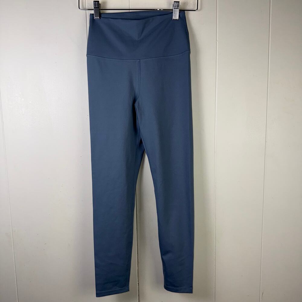 carbon38 high rise leggings slate blue